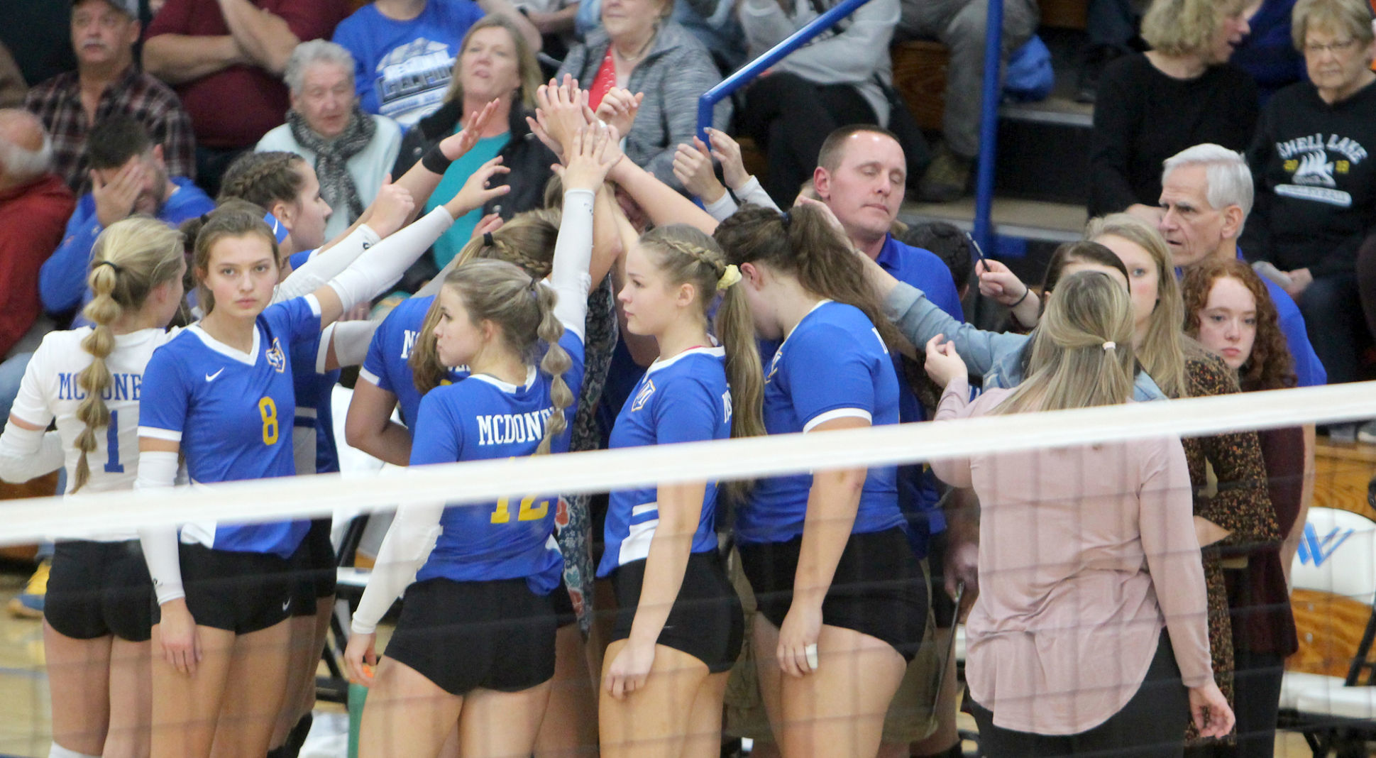 McDonell volleyball at Clear Lake 10-31-19